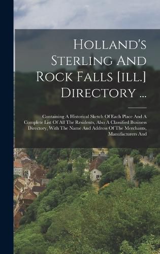 Cover image for Holland's Sterling And Rock Falls [ill.] Directory ...