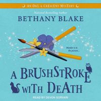 Cover image for A Brushstroke with Death Lib/E