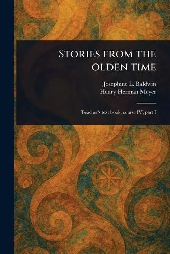 Cover image for Stories From the Olden Time