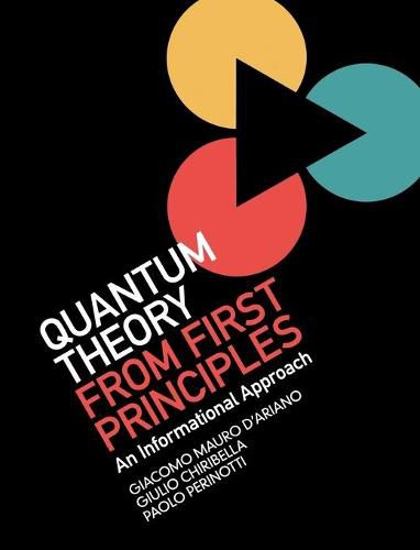 Cover image for Quantum Theory from First Principles: An Informational Approach