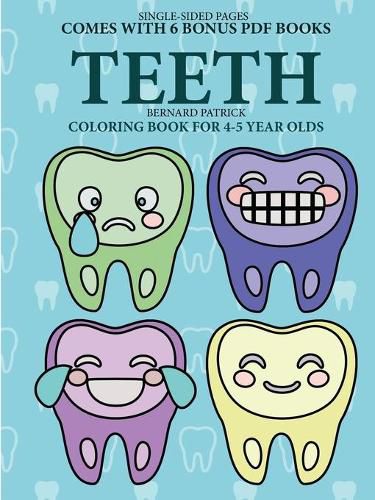 Cover image for Coloring Book for 4-5 Year Olds (Teeth)