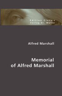 Cover image for Memorial of Alfred Marshall