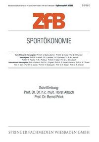 Cover image for Sportoekonomie