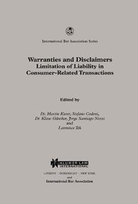 Cover image for Warranties and Disclaimers Limitation of Liability in Consumer-Related Transactions