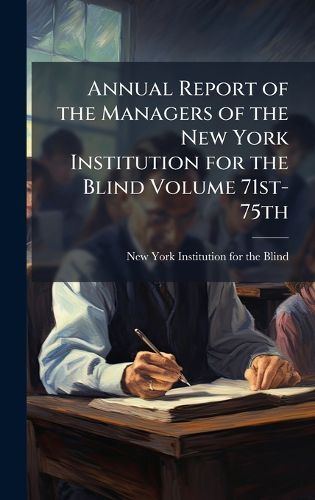 Cover image for Annual Report of the Managers of the New York Institution for the Blind Volume 71st-75th