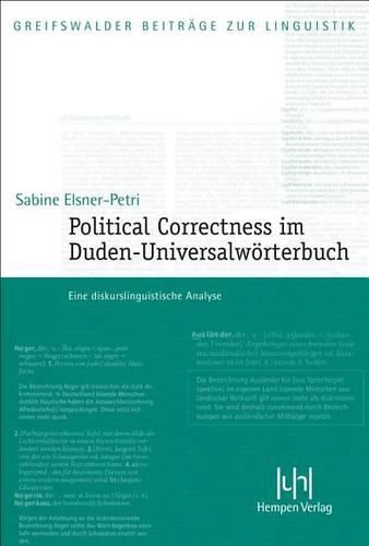 Cover image for Political Correctness Im Duden-Universalworterbuch: Eine Diskurslinguistische Analyse