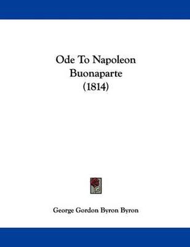 Ode to Napoleon Buonaparte (1814)