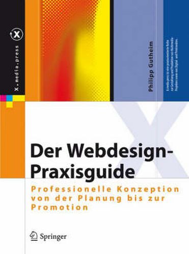 Cover image for Der Webdesign-Praxisguide: Professionelle Konzeption von der Planung bis zur Promotion