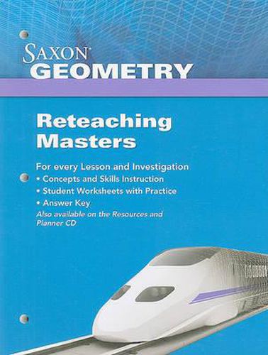 Cover image for Saxon Geometry Reteaching Masters