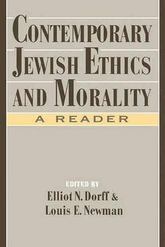 Cover image for Contemporary Jewish Ethics and Morality