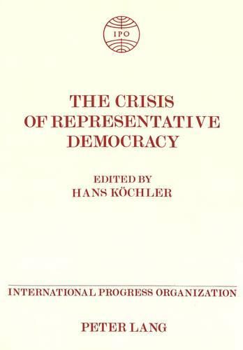 Cover image for Crisis of Representative Democracy