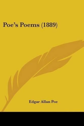 Cover image for Poe's Poems (1889)