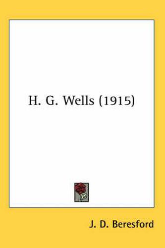 Cover image for H. G. Wells (1915)
