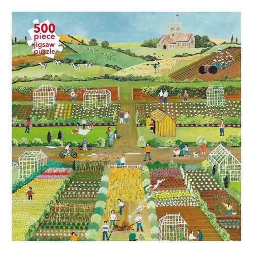 Cover image for Jigsaw: Judy Joel, Allotments, 2012 (500-piece)