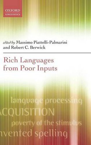 Cover image for Rich Languages From Poor Inputs