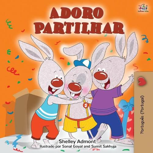 Cover image for Adoro Partilhar: I Love to Share (Portuguese Portugal edition)