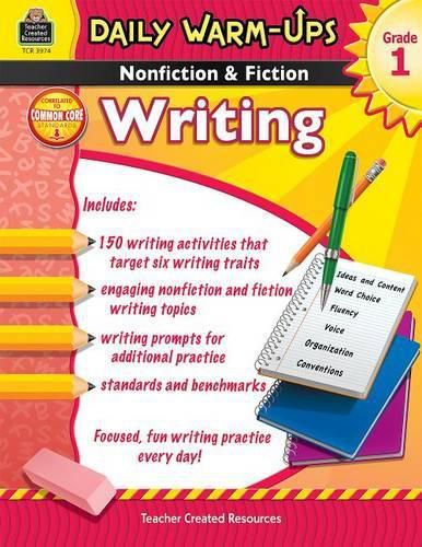 Cover image for Daily Warm-Ups: Nonfiction & Fiction Writing Grd 1