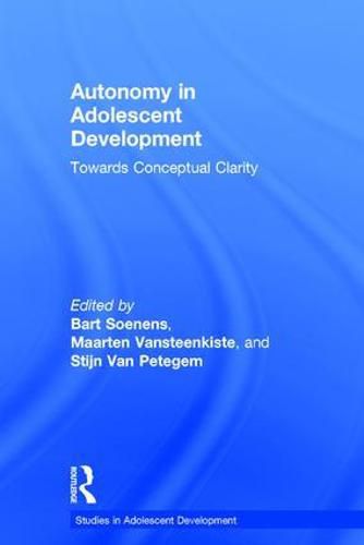 Cover image for Autonomy in Adolescent Development: Towards Conceptual Clarity