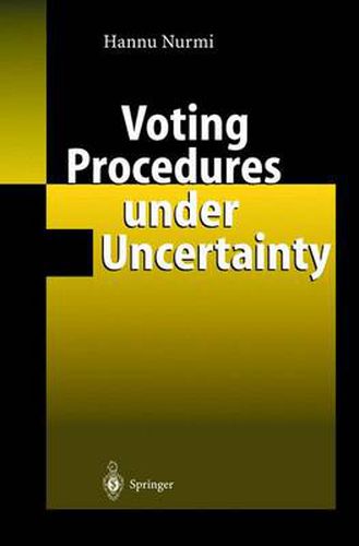 Cover image for Voting Procedures under Uncertainty