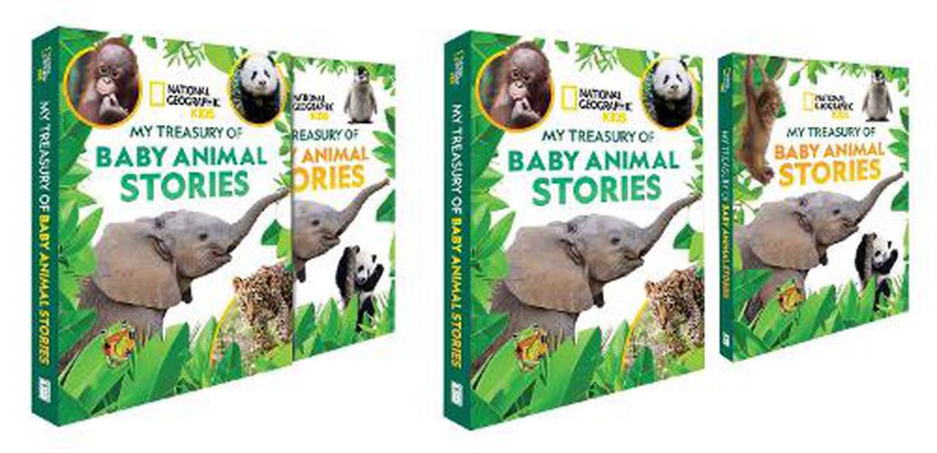 Cover image for My Deluxe Treasury of Baby Animal Stories (Disney: National Geographic Kids)