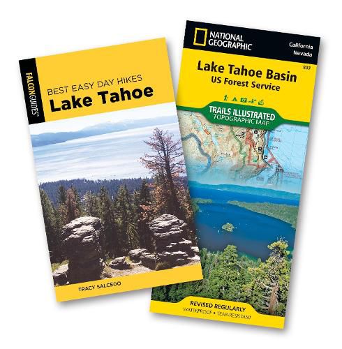 Cover image for Best Easy Day Hiking Guide and Trail Map Bundle: Lake Tahoe