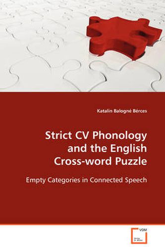 Cover image for Strict CV Phonology and the English Cross-word Puzzle