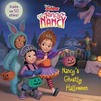 Cover image for Disney Junior Fancy Nancy: Nancy's Ghostly Halloween: Includes Over 50 Stickers!