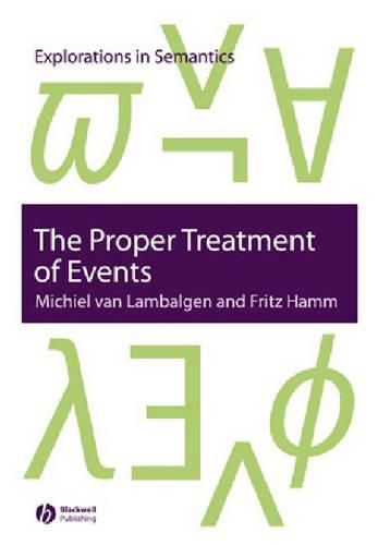 Cover image for The Proper Treatment of Events
