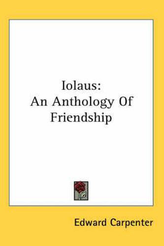 Cover image for Iolaus: An Anthology of Friendship