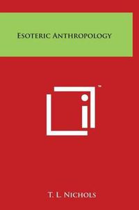 Cover image for Esoteric Anthropology