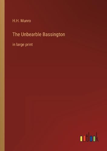 Cover image for The Unbearble Bassington