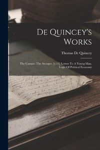 Cover image for De Quincey's Works