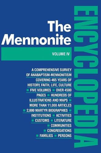 Cover image for Mennonite Encyclopedia/ Vol 4: Volume 4