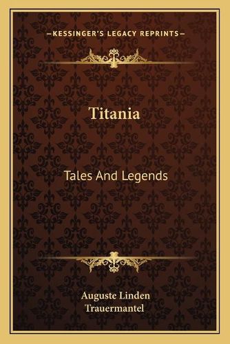 Cover image for Titania: Tales and Legends