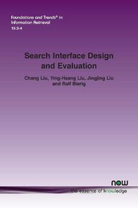 Cover image for Search Interface Design and Evaluation