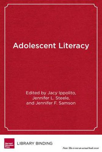 Cover image for Adolescent Literacy