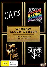 Cover image for Andrew Lloyd Webber Live Musicals Collection Dvd