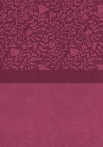 Cover image for NIV, Super Giant Print Reference Bible, Leathersoft, Pink, Red Letter, Thumb Indexed, Comfort Print