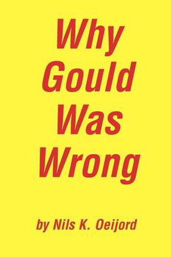 Cover image for Why Gould Was Wrong