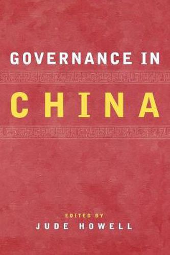 Cover image for Governance in China