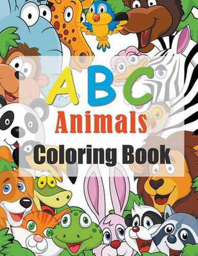 Cover image for ABC Animals: Kids Coloring Book