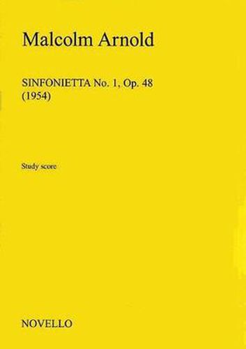 Cover image for Sinfonietta No.1 Op.48