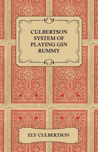 Cover image for Culbertson System of Playing Gin Rummy