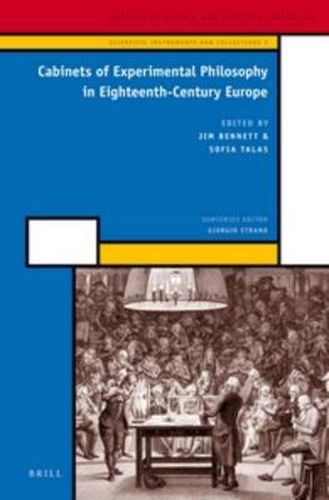 Cover image for Cabinets of Experimental Philosophy in Eighteenth-Century Europe
