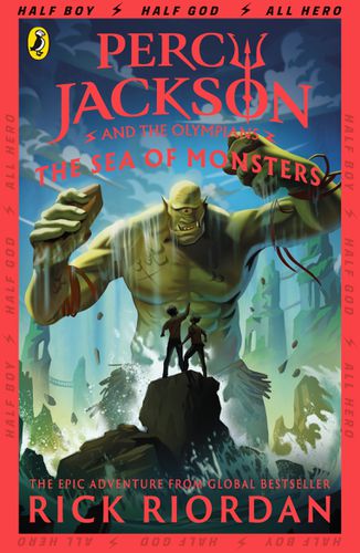Cover image for Percy Jackson and the Sea of Monsters (Book 2)