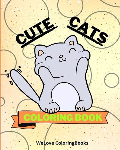 Cover image for Cute Cats Coloring Book