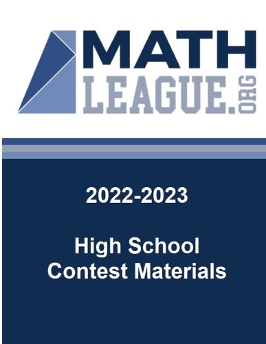 Cover image for 2022-2023 High School Contest Materials