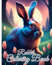 Cover image for Rabbit Coloring Book For Kids