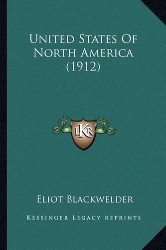 Cover image for United States of North America (1912) United States of North America (1912)