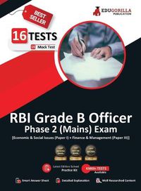 Cover image for RBI Grade B Mains Exam (Phase 2) 2021 Preparation Kit of 20 Full-length Mock Tests